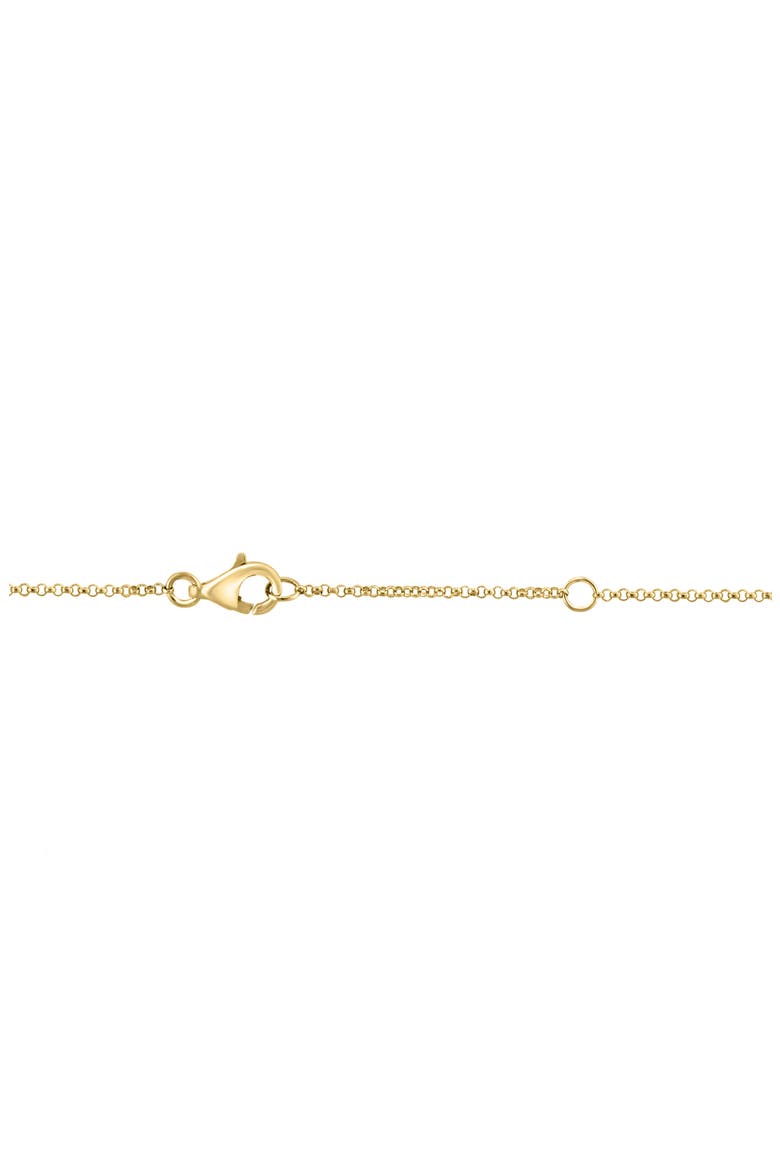 Diamond & Freshwater Pearl Station Necklace, Alternate, color, GOLD
