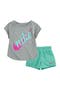 Graphic T-Shirt and Shorts 2-Piece Set