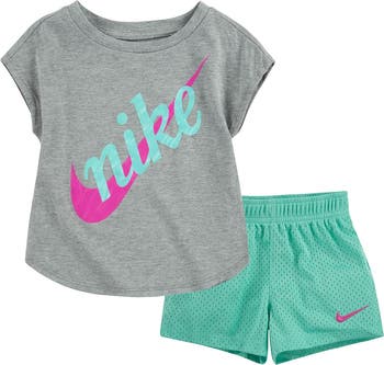 Graphic T-Shirt and Shorts 2-Piece Set