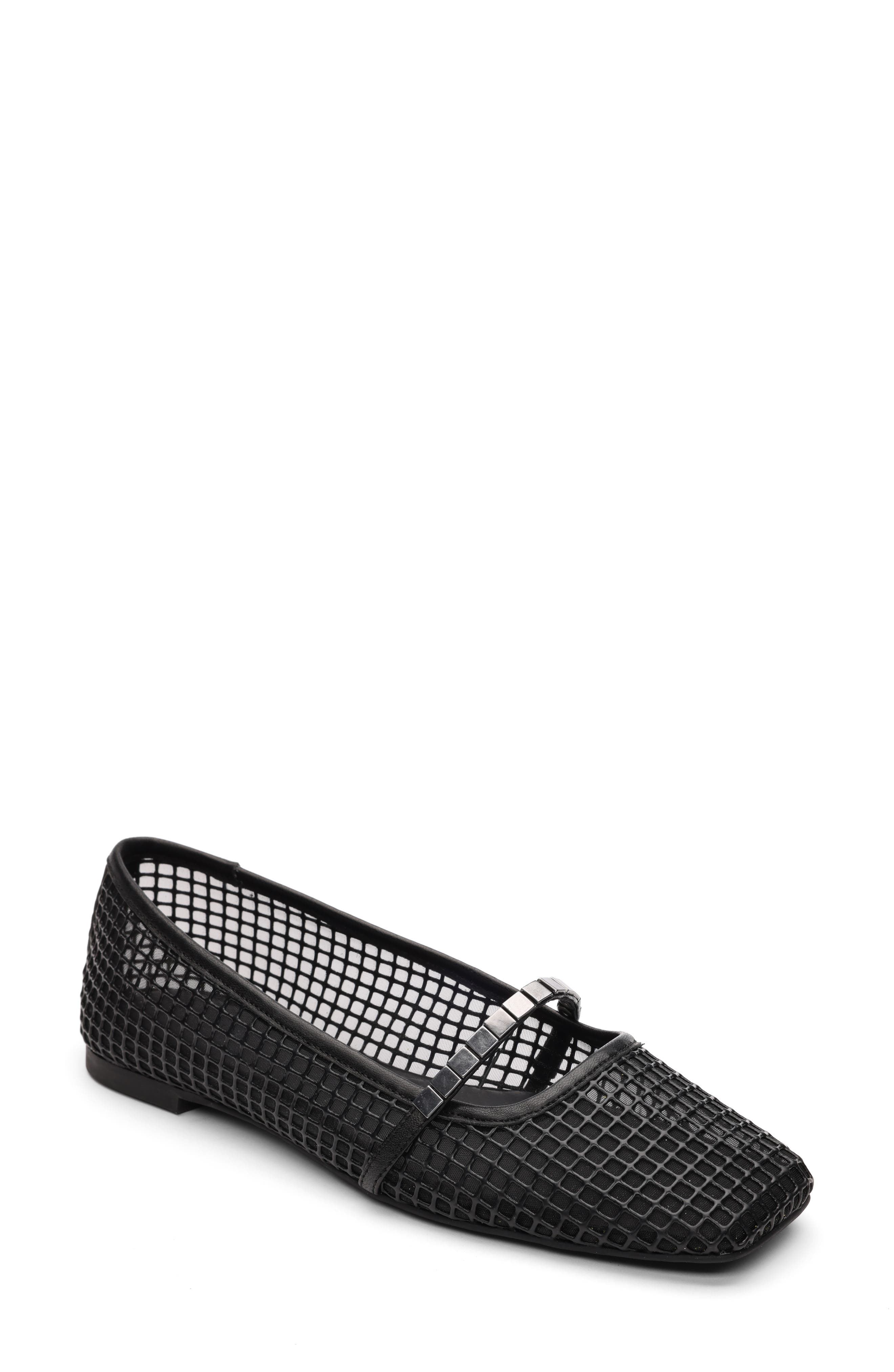 Sanctuary Chic Mary Jane Flat, Main, color, Black