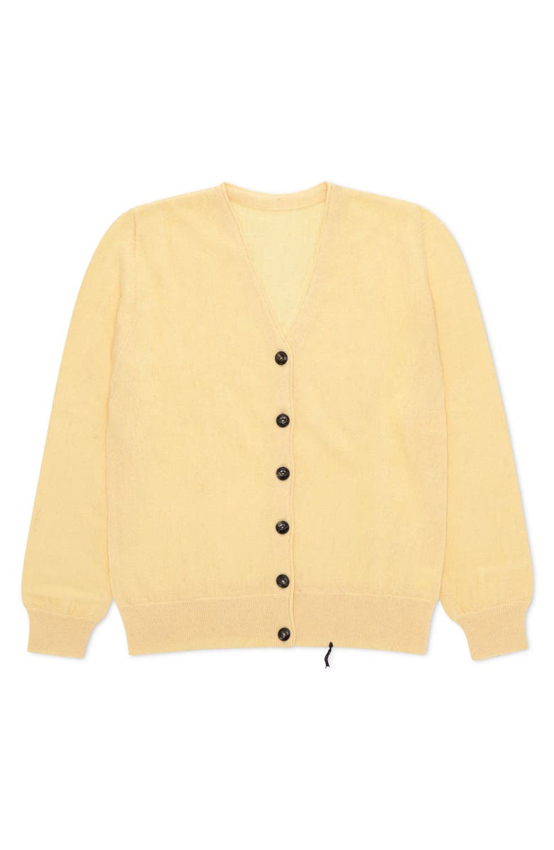 Fortela Cotton Cardigan, Main, color, Yellow