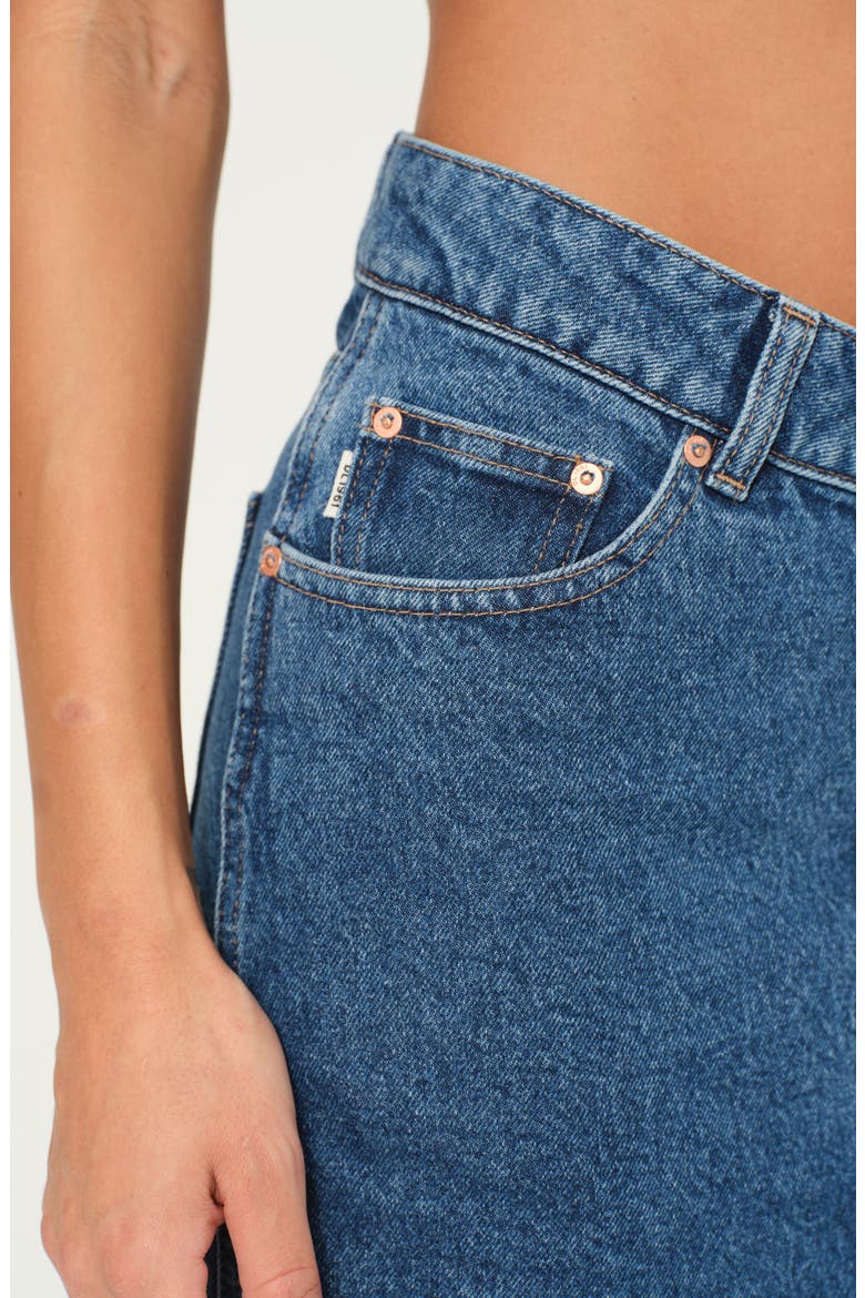 Lexie High Waist Denim Skirt, Alternate, color, NORTH BEACH