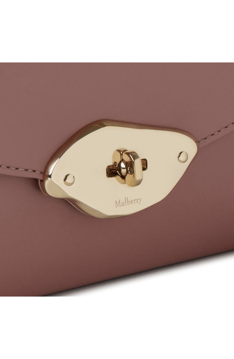 Mulberry Lana High Gloss Leather Top Handle Bag, Alternate, color, Autumn Rose
