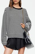 LIONESS Olsen Stripe Wool Blend Sweater
