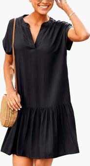 LASCANA Flounce Hem Shift Dress