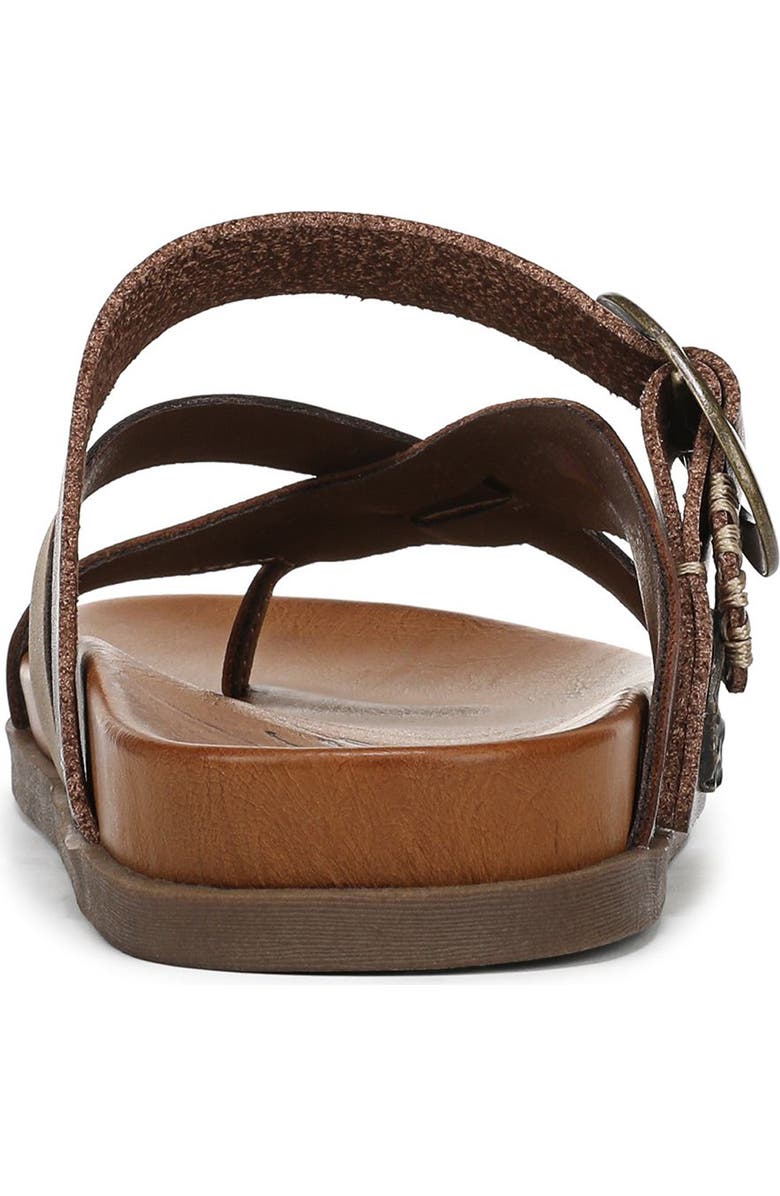 Blowfish Malibu Lilac Strappy Slide Sandal, Alternate, color, Walnut Faux Leather