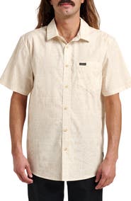 Quiksilver Geo Print Cotton Blend Button-Up Shirt