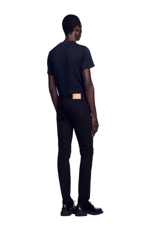 Sandro Slim-fit Jeans In Black