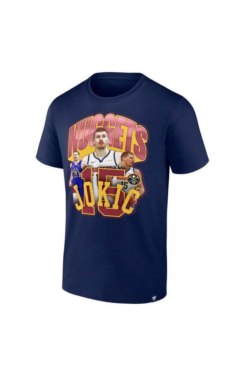 FANATICS Men's Fanatics Nikola Jokic Navy Denver Nuggets Notorious 4.0 T-Shirt, Alternate, color, Navy