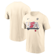 Nike Men's Nike Cream USA Baseball 2026 World Baseball Classic Local T-Shirt