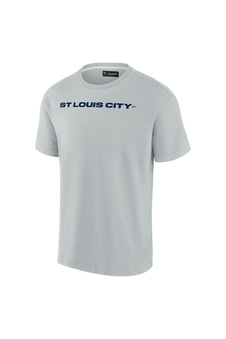 Unisex Fanatics Signature Gray St. Louis City SC Elements Super Soft Short Sleeve T-Shirt, Alternate, color, Gray
