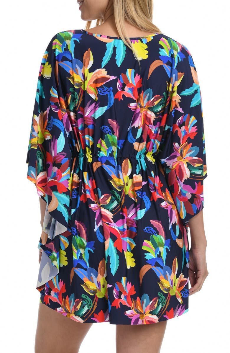 La Blanca Sea V-Neck Caftan, Alternate, color,