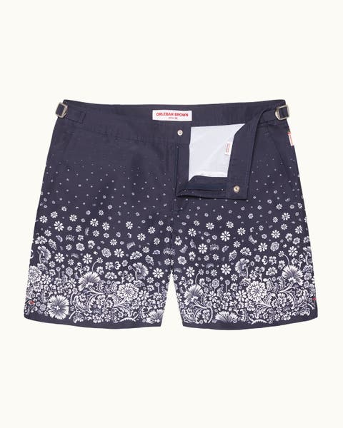 Bulldog Exclusive-Print Mid-Length Swim Shorts