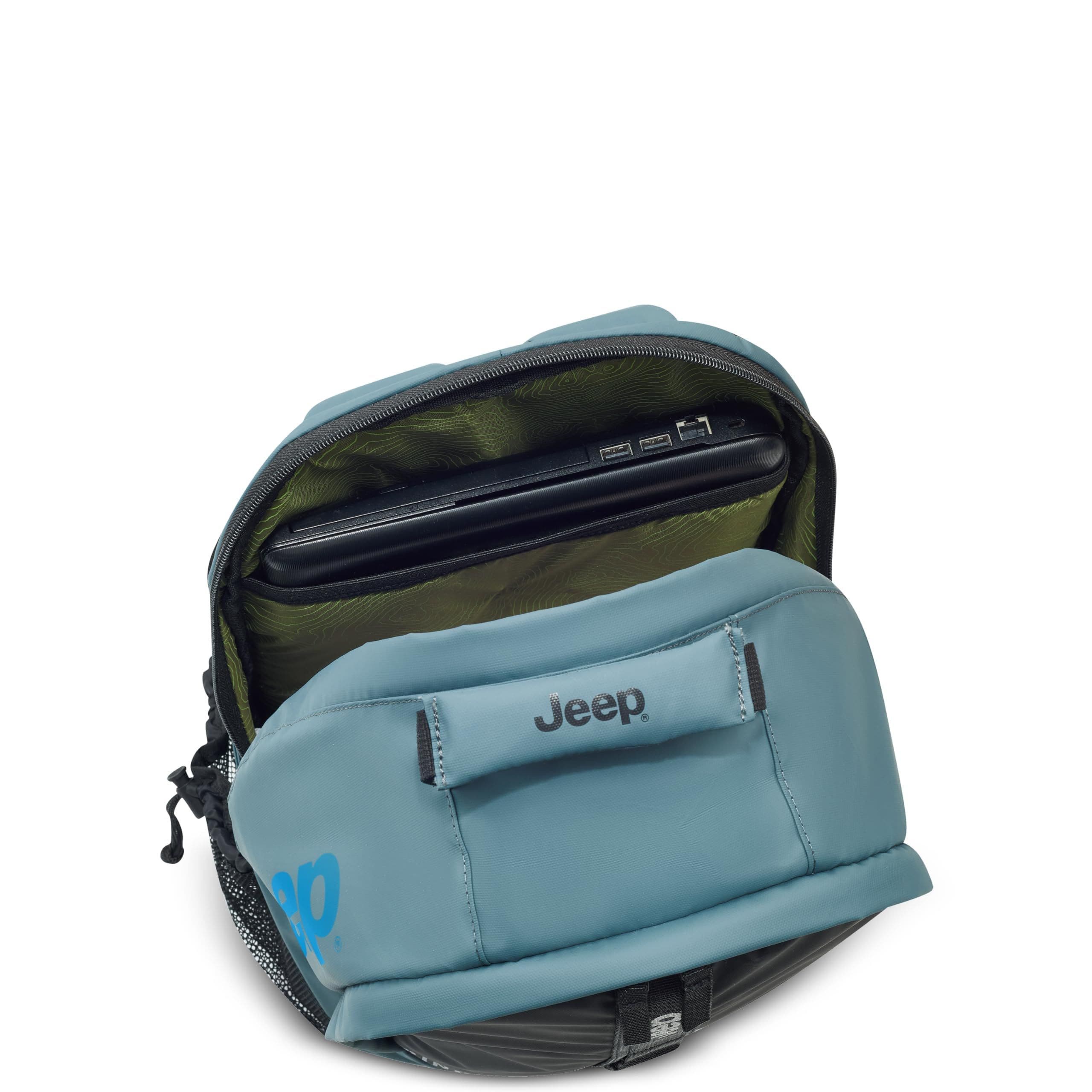 JS011B 15.6" Laptop Laptop Travel Backpack, Alternate, color, Light Blue