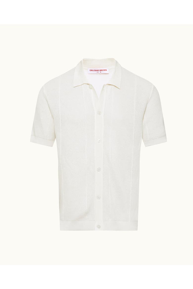 Tiernan Classic Fit Capri Collar Mercerised Cotton Shirt, Alternate, color, White