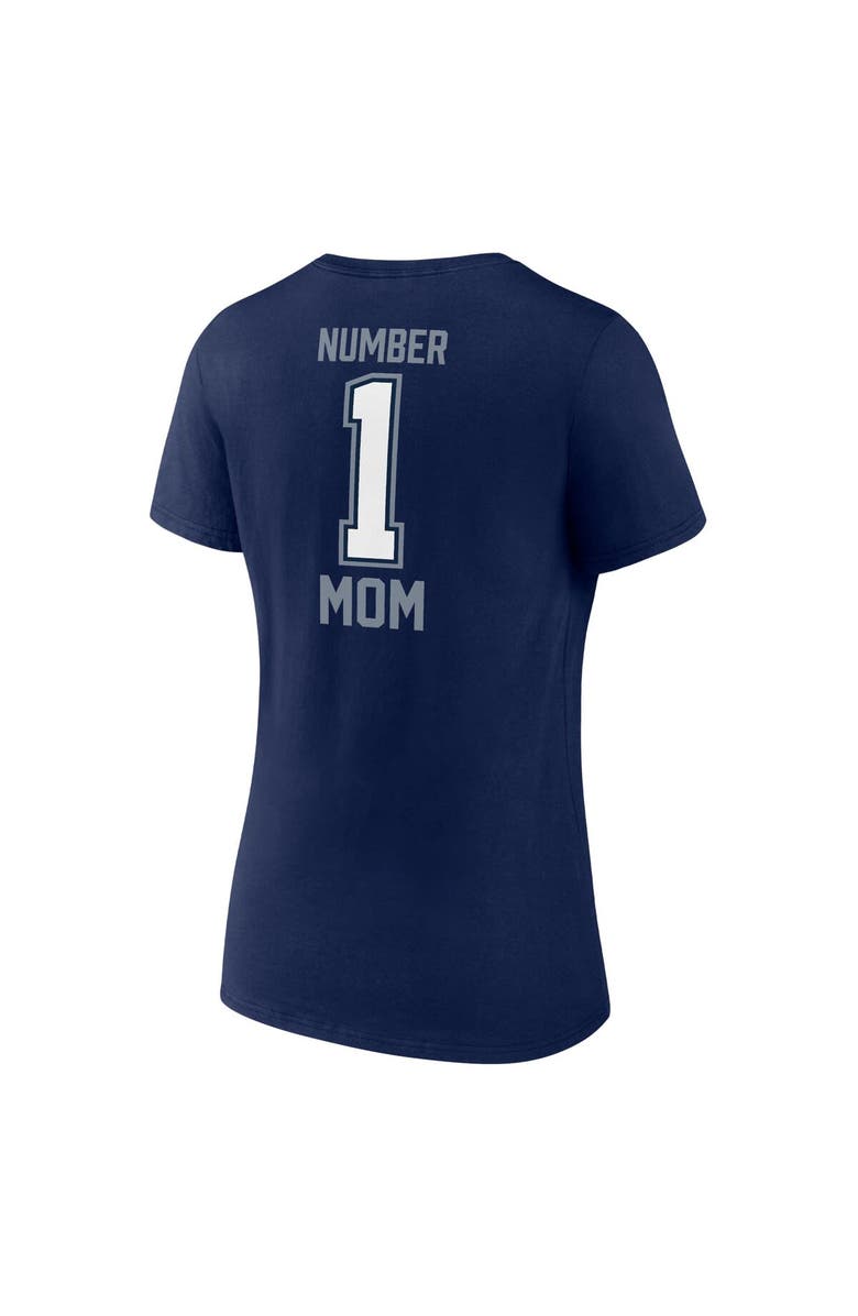 FANATICS Women's Fanatics Branded Navy Dallas Cowboys Mother's Day V-Neck T-Shirt, Alternate, color, Navy