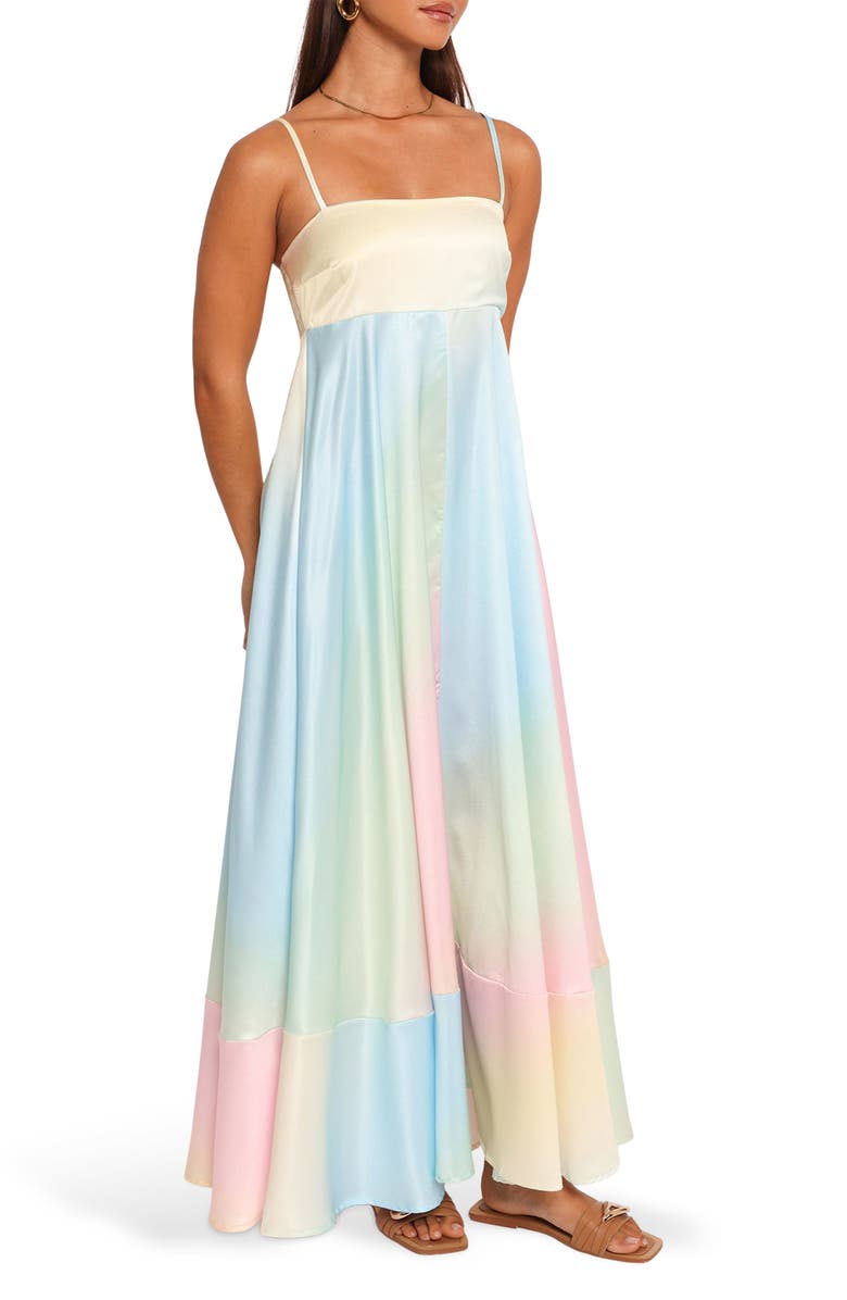 Petal & Pup Mistie Maxi Dress, Main, color, Blue Multi