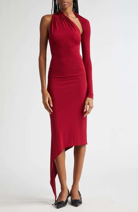 ワンピース COURREGES Women Mid Skirts 125MRO572 FI00014015 Red Women's Courrèges Midi Dresses | Nordstrom
