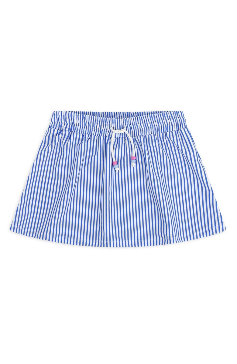 Feather 4 Arrow Kids' Seas the Day Stripe Performance Cover-Up Skirt, Main, color, Marina Blue