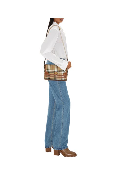 Burberry Note Bag In Multi