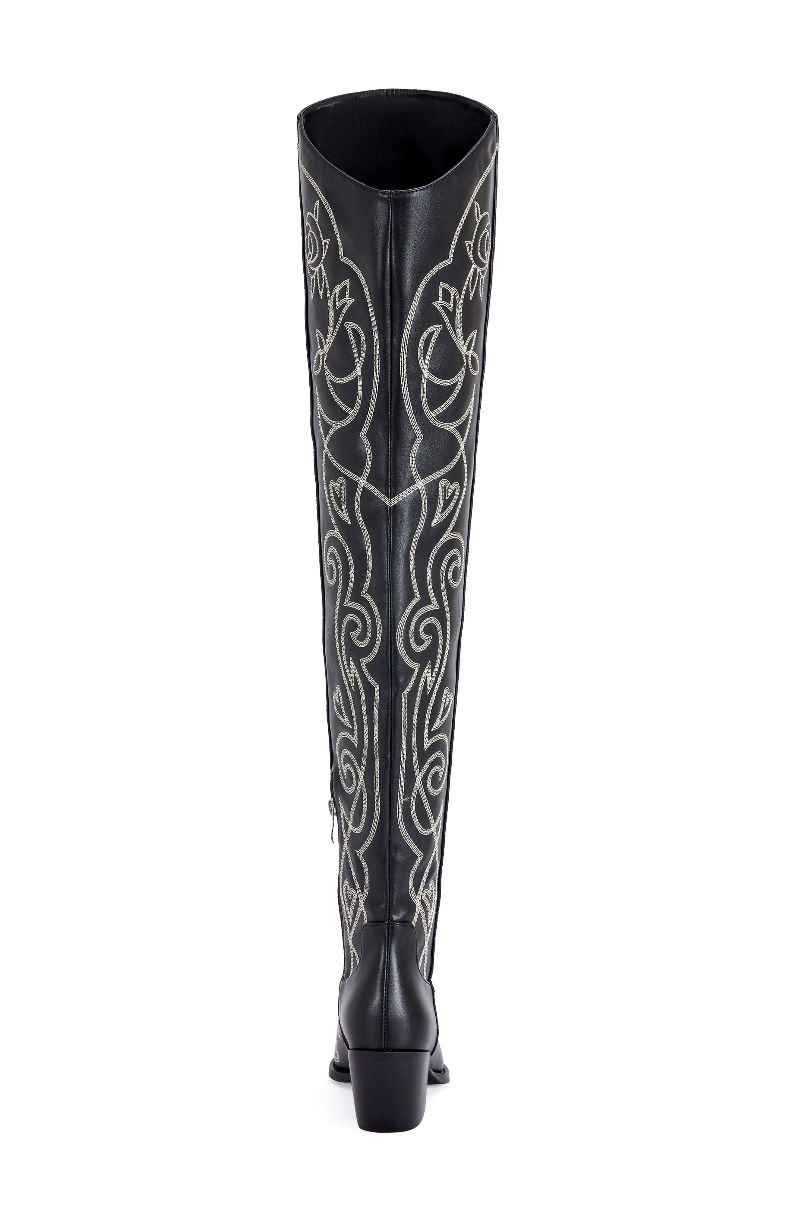AZALEA WANG Kess Over the Knee Boot, Alternate, color, 