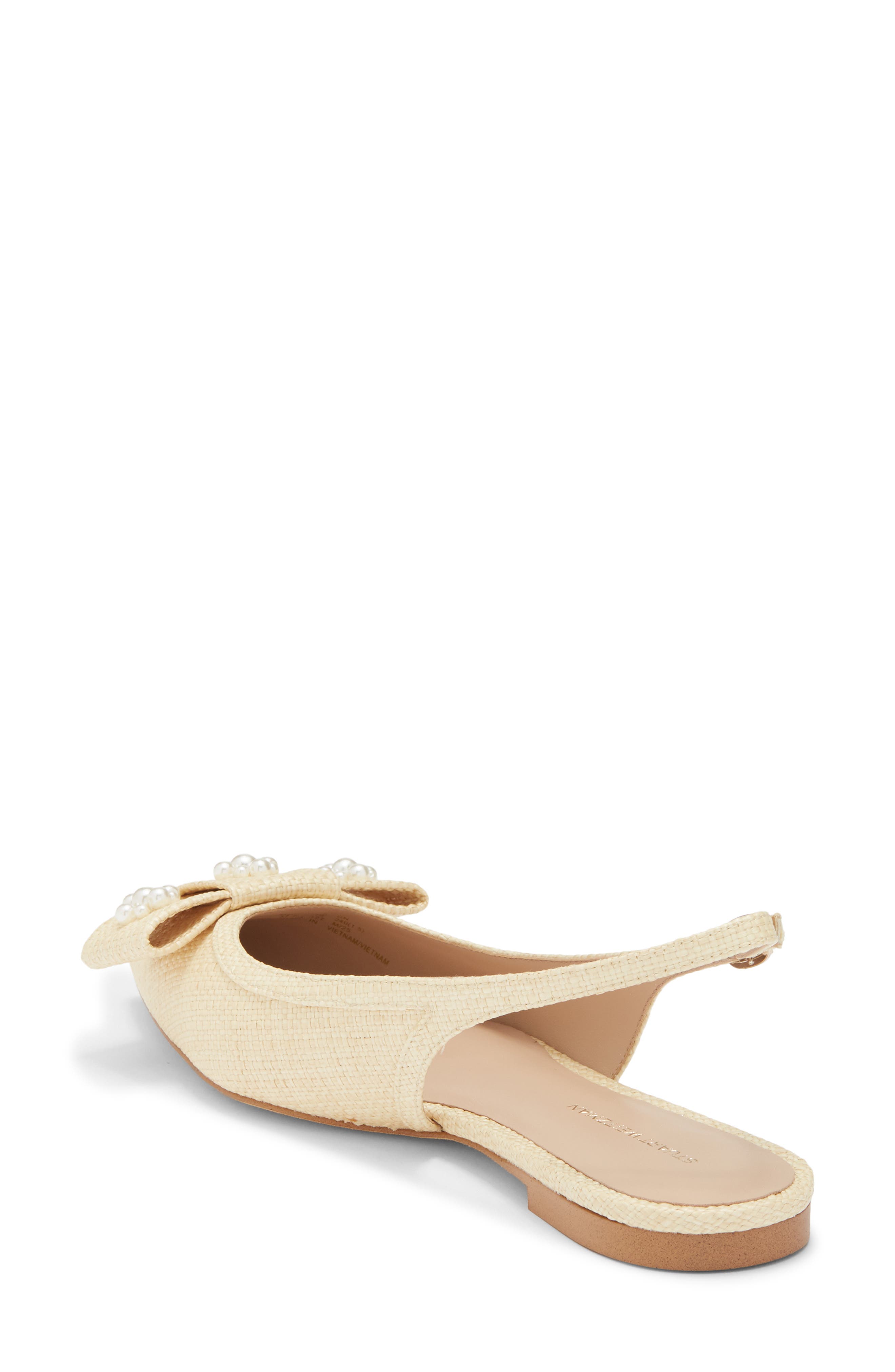 Stuart Weitzman Julietta Slingback Mule, Alternate, color, Natural