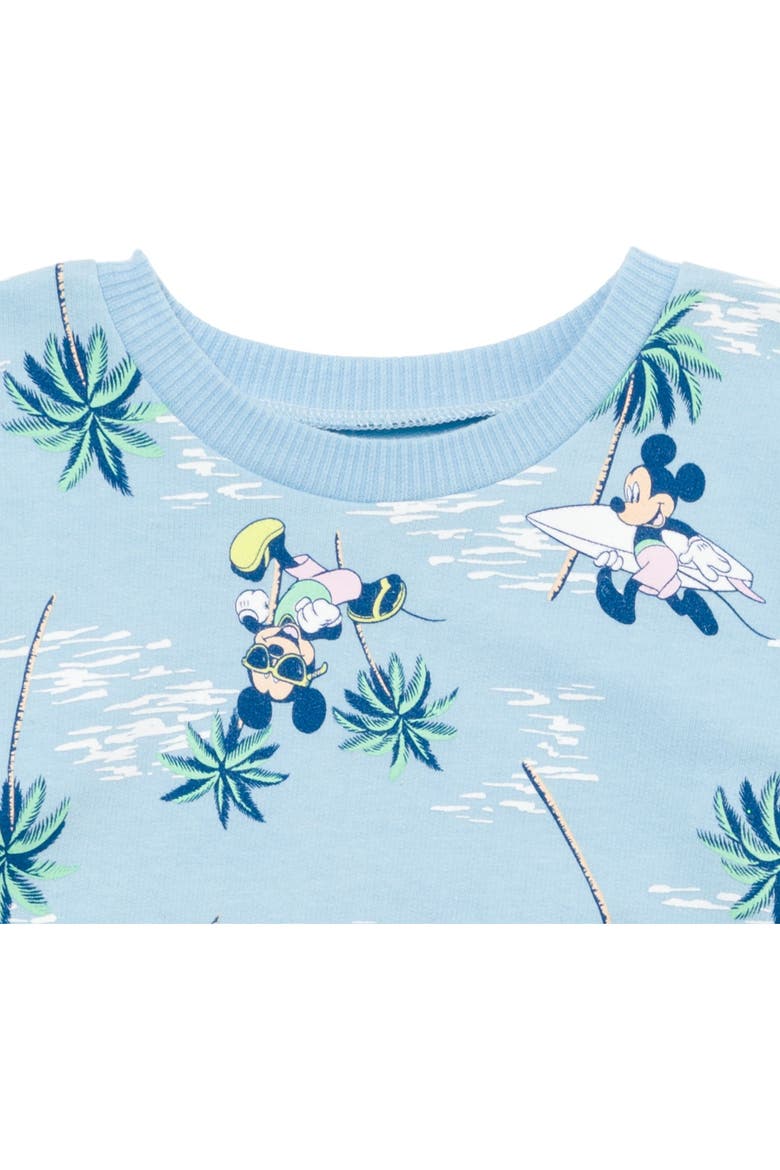 Mickey Mouse 2-Piece Tee and Shorts Set, Alternate, color, Light Blue Mickey