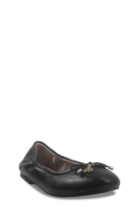 Kids' Felicia Flex Faux Leather Ballet Flat