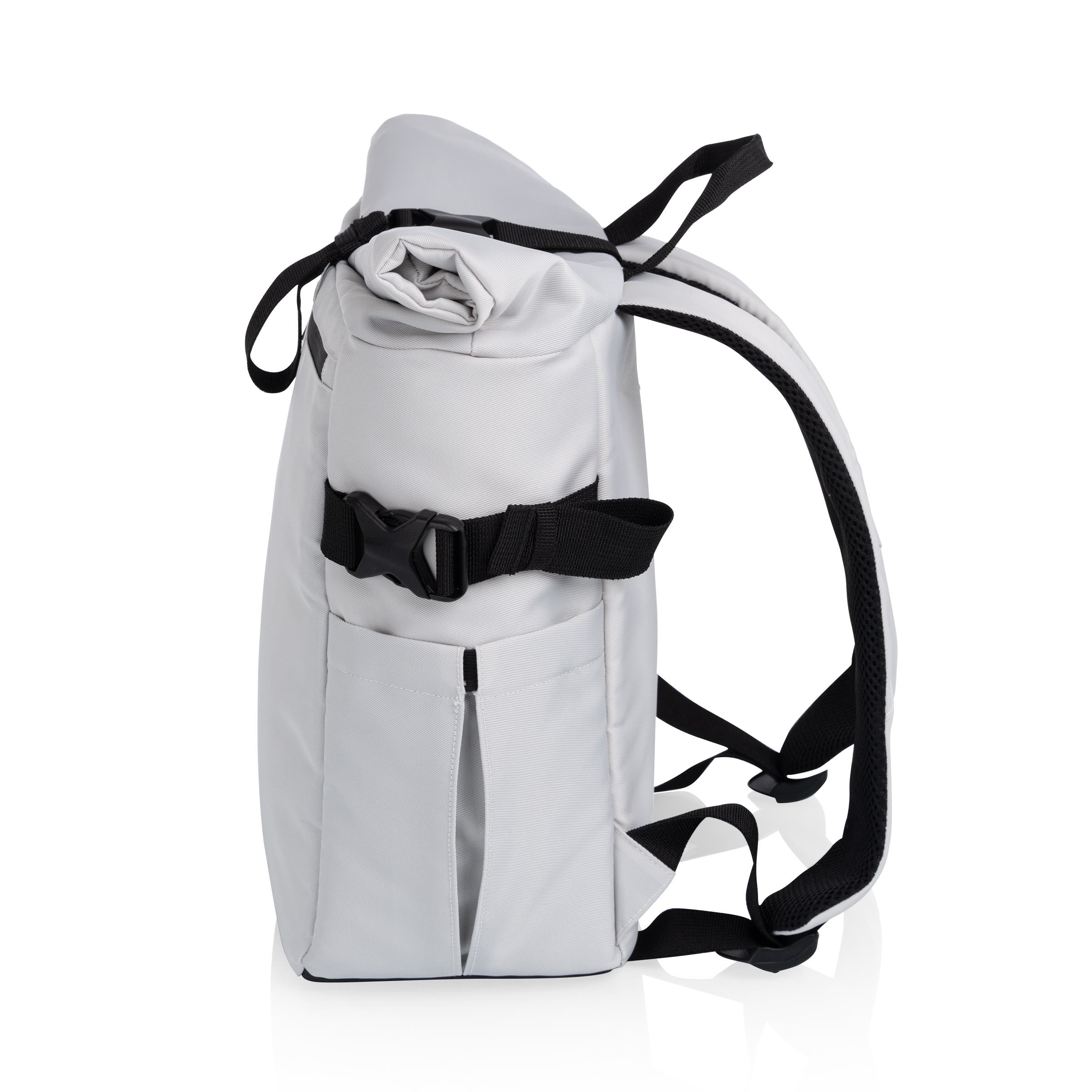 Tarana Roll-Top Insulated Backpack, Alternate, color, Halo Gray