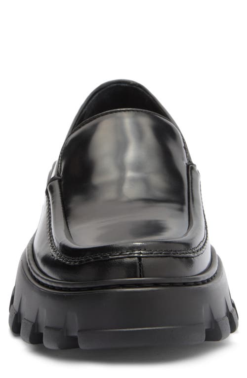 Stuart Weitzman Anders Platform Slip-on Shoe In Black