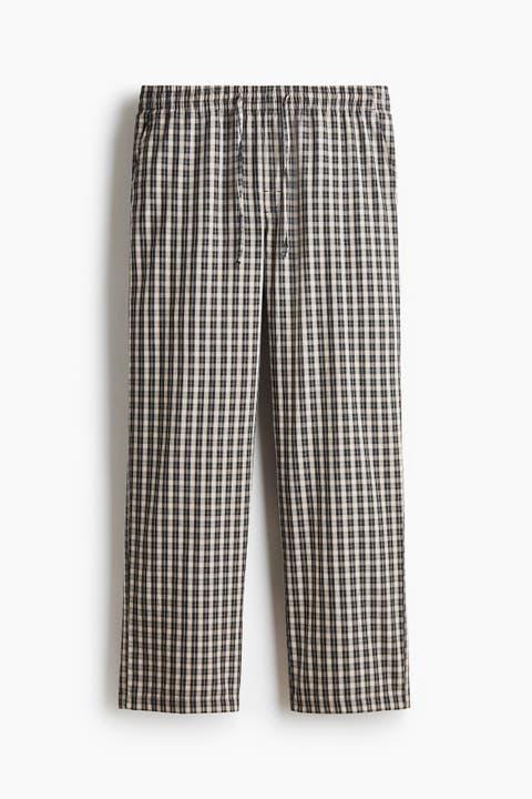 Relaxed Fit Poplin Trousers