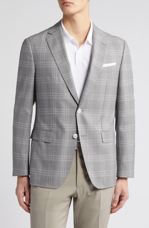 Hutson Plaid Virgin Wool Sport Coat