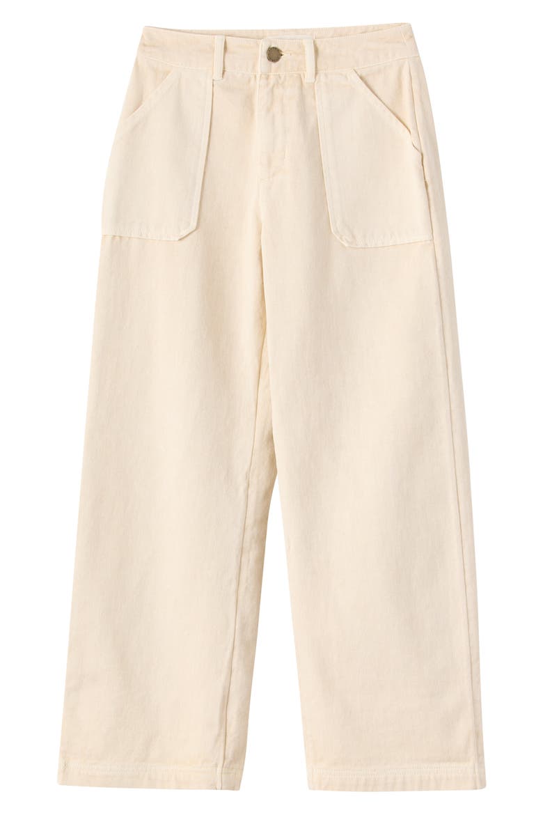 Kids' Chandler Wide Leg Carpenter Pants, Main, color, TAPIOCA