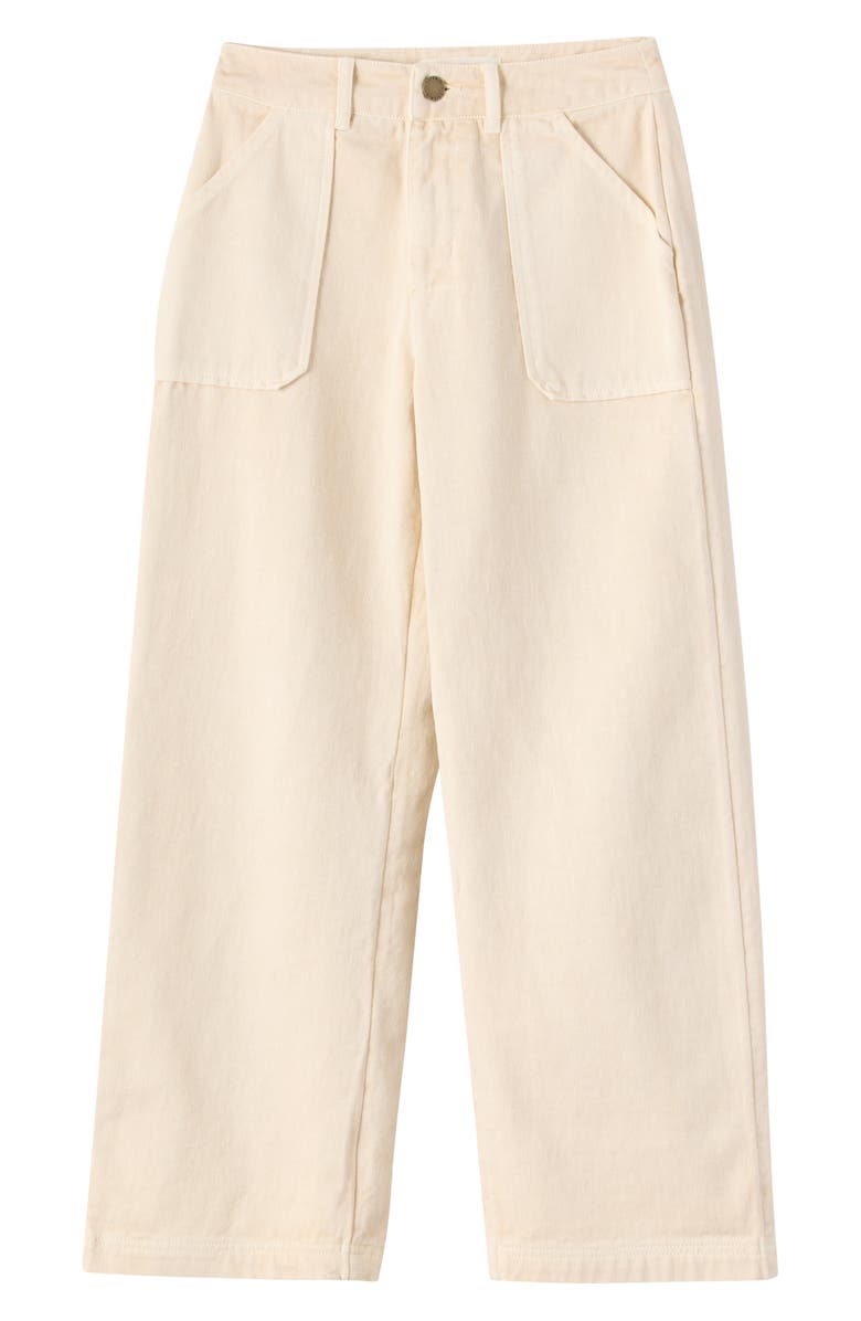 O'Neill Kids' Chandler Wide Leg Carpenter Pants, Main, color, Tapioca