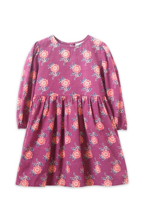 Store Nordstrom Girl’s purple a polka dot mesh dress