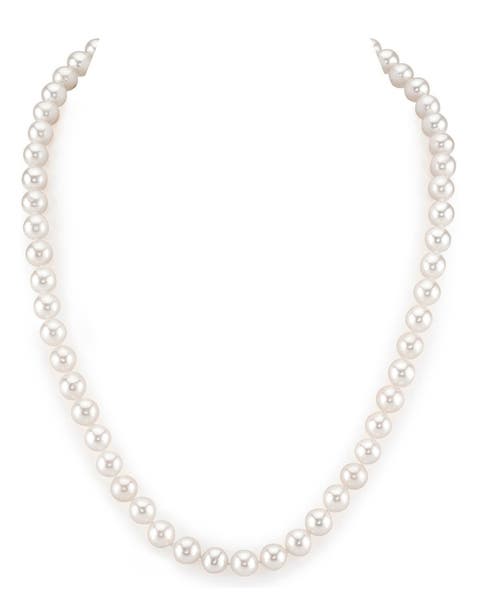 Freshwater Pearl Necklace & Earrings