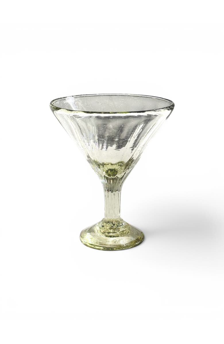Villa Lua Home Recycled Handblown Martini Glass - Set of 2, Main, color, Clear