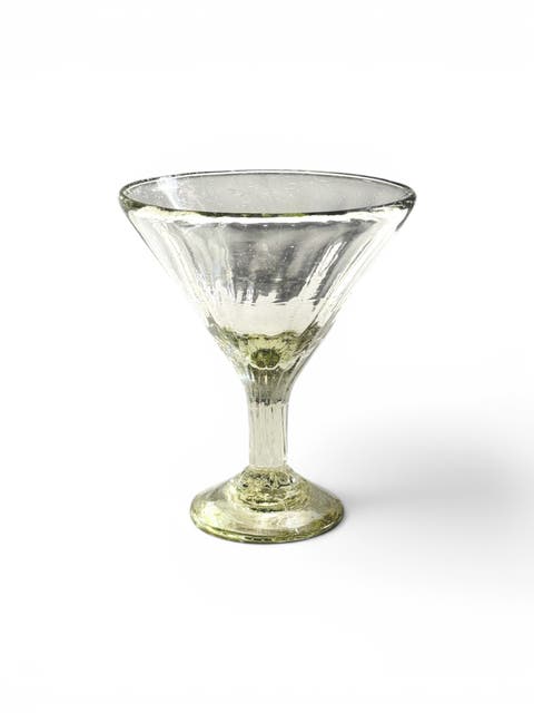 Recycled Handblown Martini Glass - Set of 2
