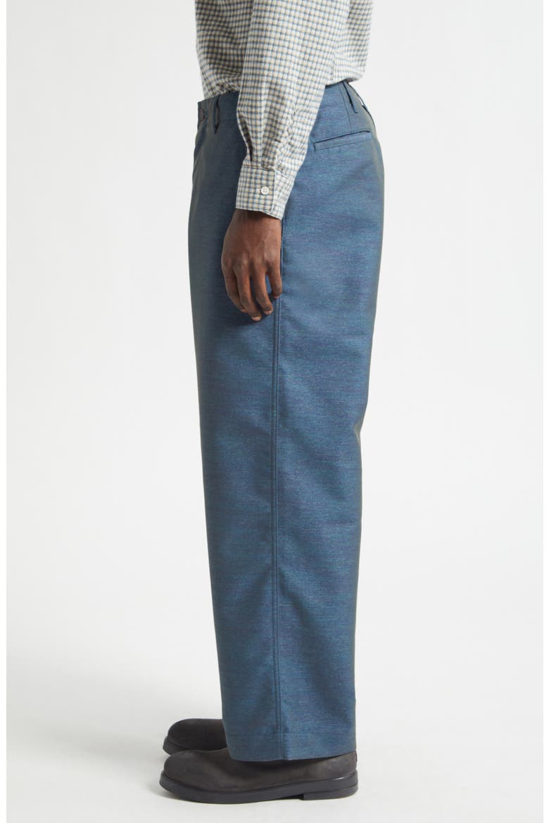 MIL Iridescent Twill Pants, Alternate, color, BLUE