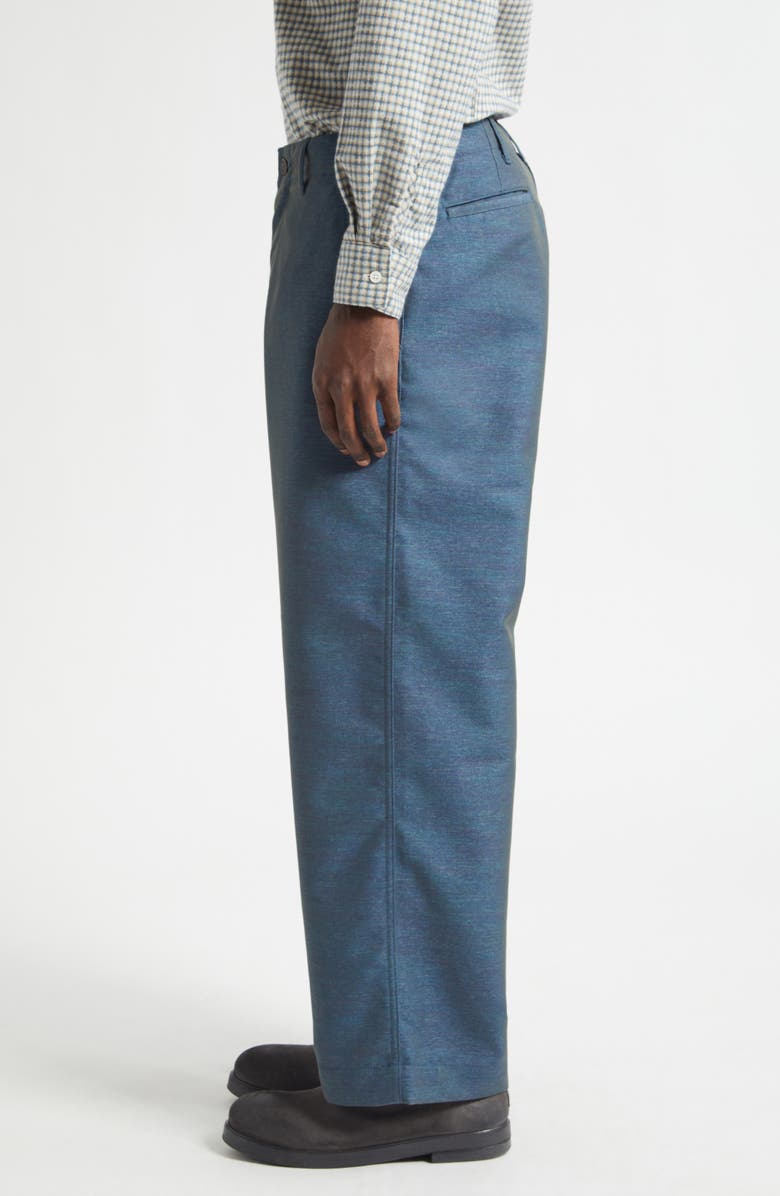 BEAMS MIL Iridescent Twill Pants, Alternate, color, Blue