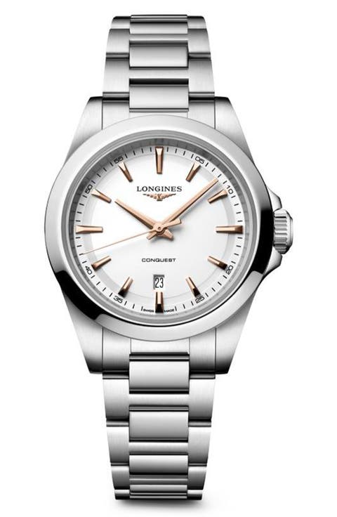 Conquest Bracelet Watch, 30mm