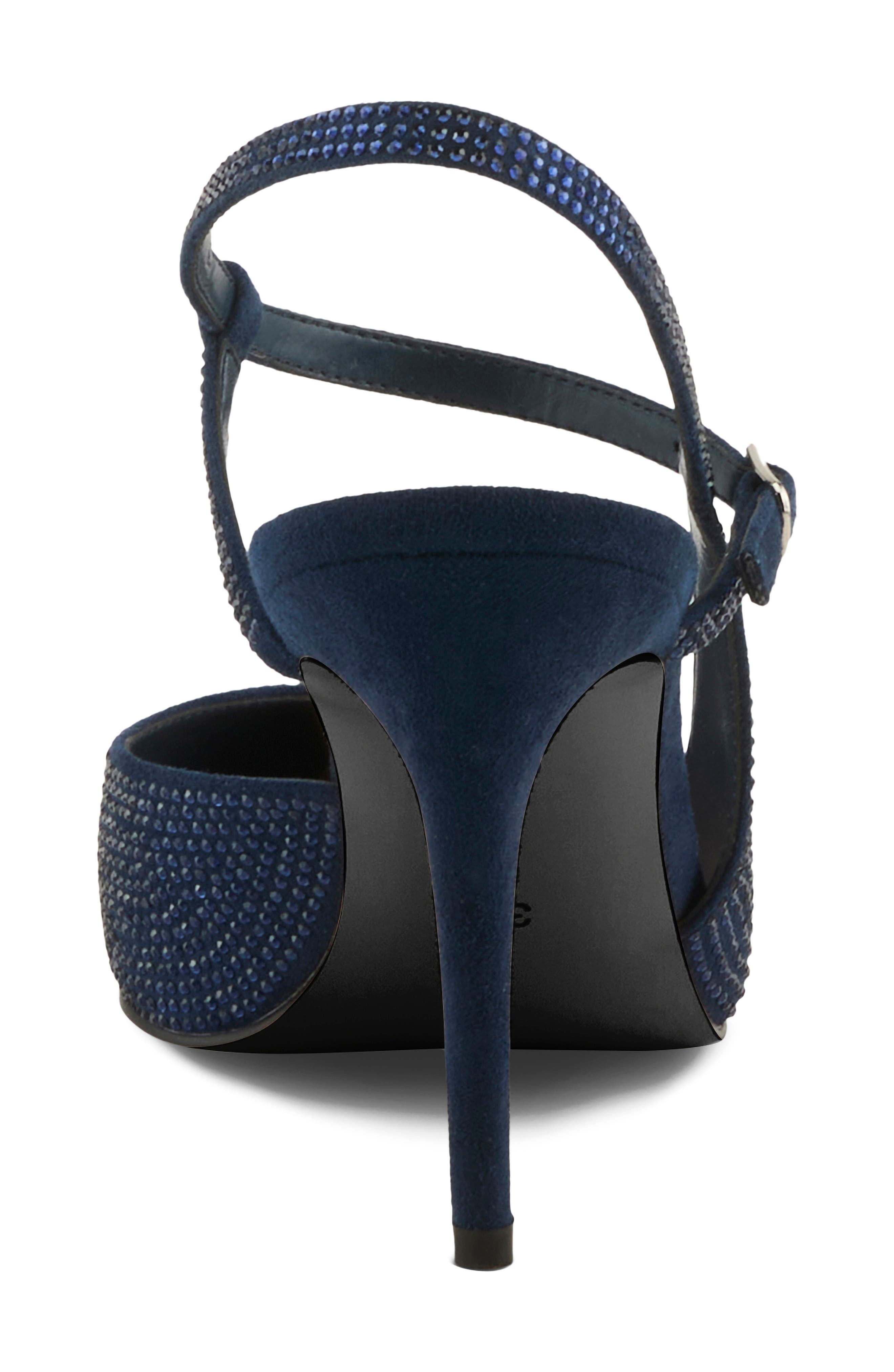 Elease Pointed Toe Pump, Alternate, color, NAVY