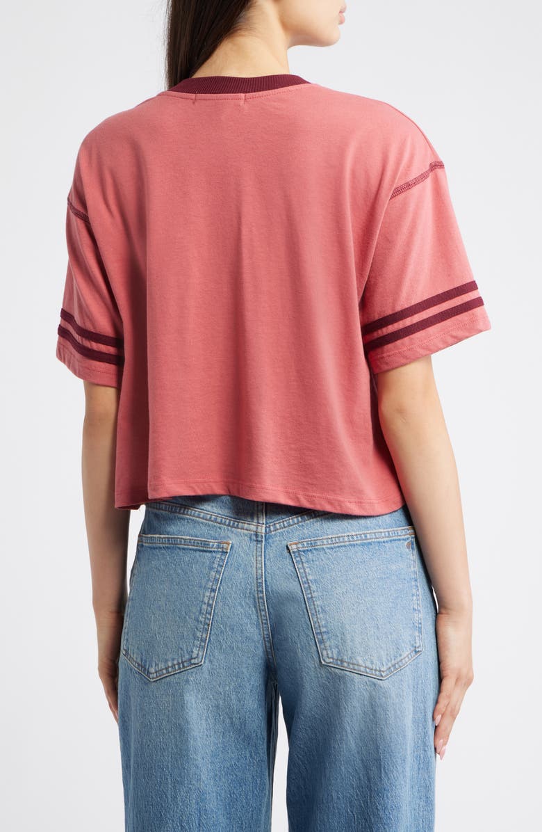 Vinyl Icons 81 Graphic Football T-Shirt, Alternate, color, Maroon