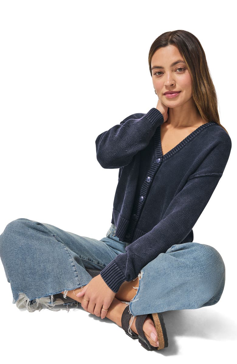 Splendid Jayda Cardigan, Alternate, color, Navy