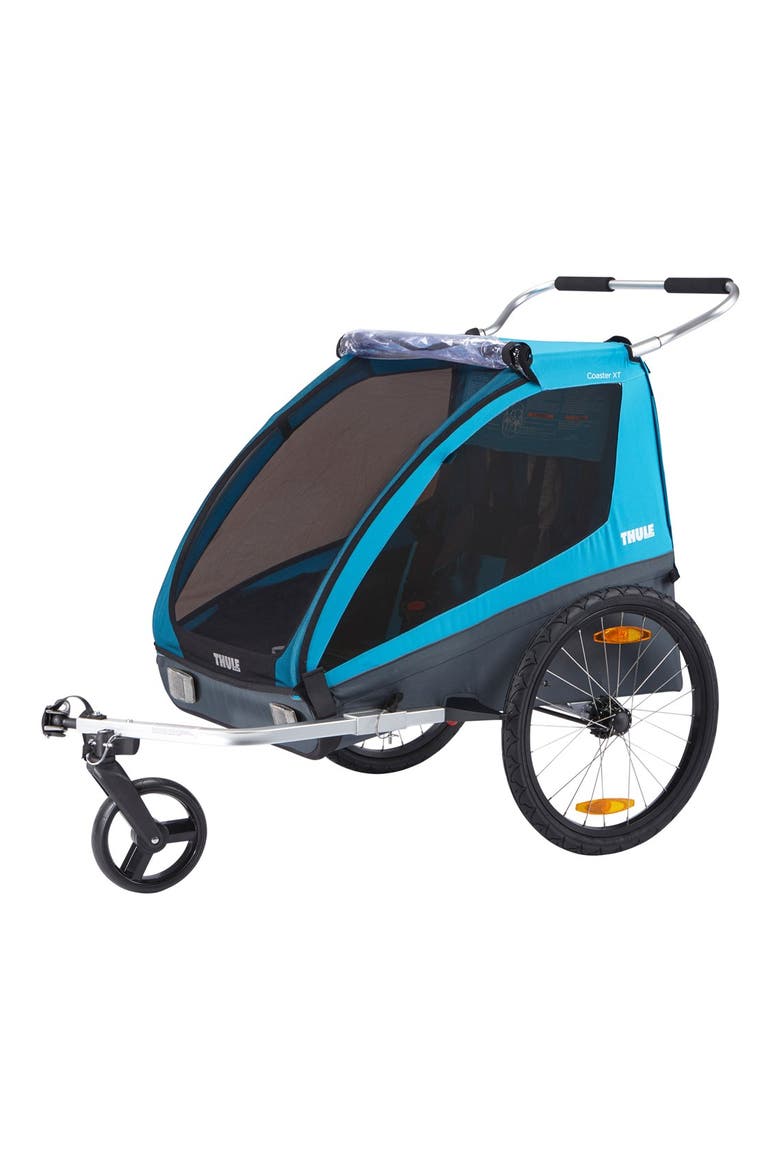 Coaster XT Double Seat Bike Trailer, Alternate, color, BLUE