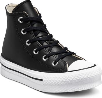 Converse leather kid best sale