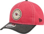 New Era Men's New Era Red/Black Kansas City Chiefs 9FORTY Felt A-Frame Adjustable Hat