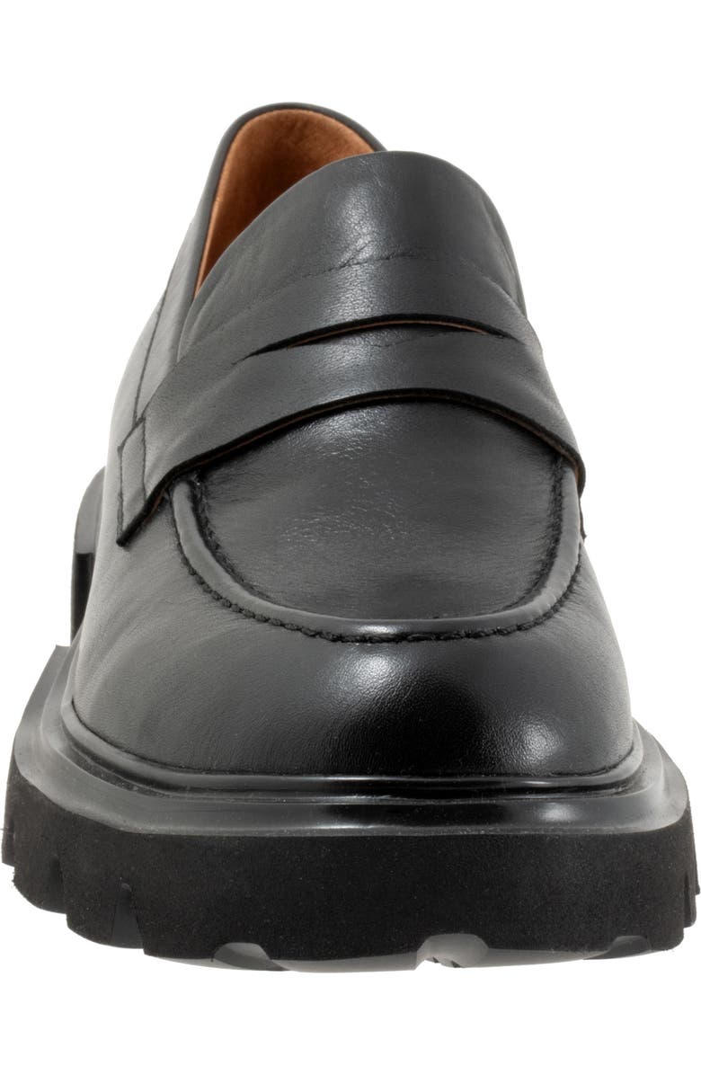 EOS FOOTWEAR Ade Lugged Penny Loafer, Alternate, color, Black