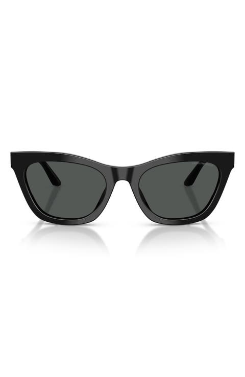 55mm Cat Eye Sunglasses