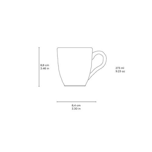 Porto Brasil Organic Mug Set Of 4 In Neutral